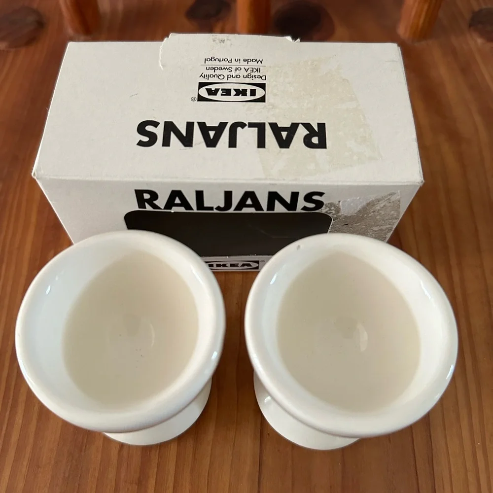 Vintage IKEA RALJANS Egg Cups Like New Egg Stands